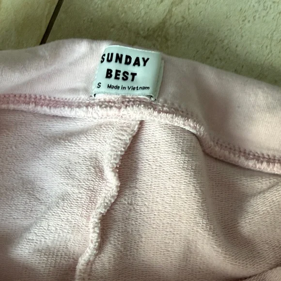 Aritzia Sunday Best Soft Pink Lounge Pants - Picture 2 of 4